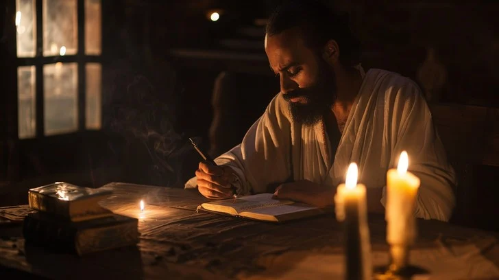 Malam Tenang dengan Buku dan Pena